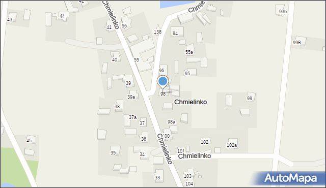 Chmielinko, Chmielinko, 98, mapa Chmielinko