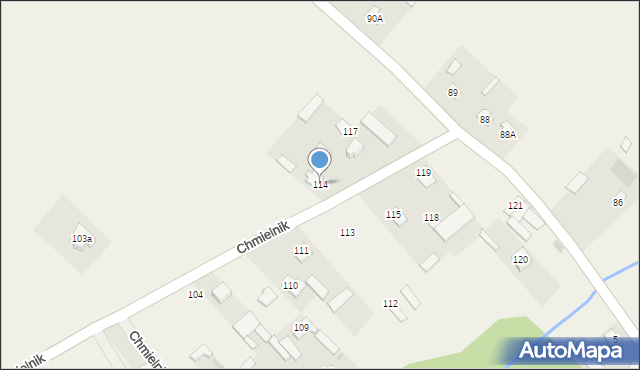 Chmielnik, Chmielnik, 114, mapa Chmielnik