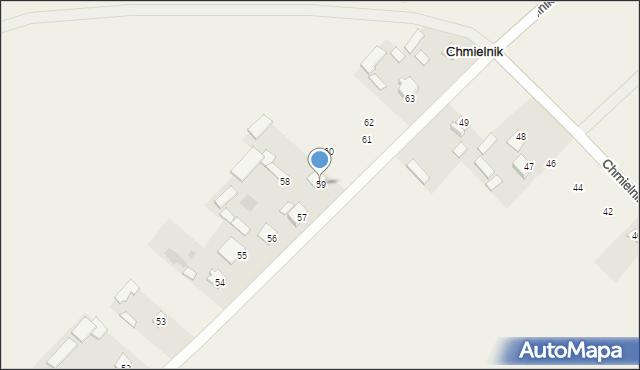Chmielnik, Chmielnik, 59, mapa Chmielnik
