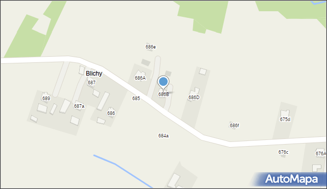 Chmielnik, Chmielnik, 686B, mapa Chmielnik