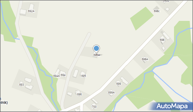 Chmielnik, Chmielnik, 695A, mapa Chmielnik