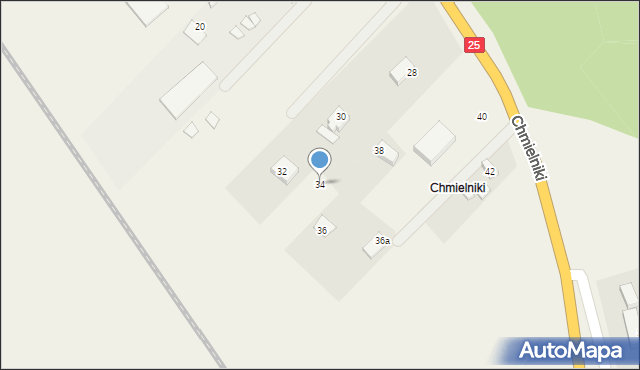 Chmielniki, Chmielniki, 34, mapa Chmielniki