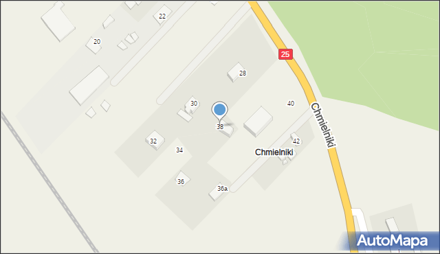 Chmielniki, Chmielniki, 38, mapa Chmielniki