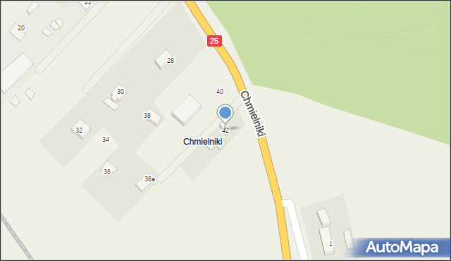 Chmielniki, Chmielniki, 42, mapa Chmielniki