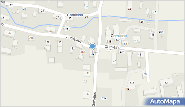 Chmielno, Chmielno, 32, mapa Chmielno