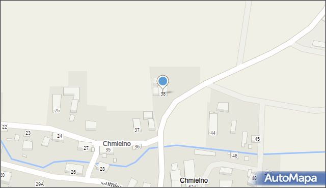 Chmielno, Chmielno, 38, mapa Chmielno