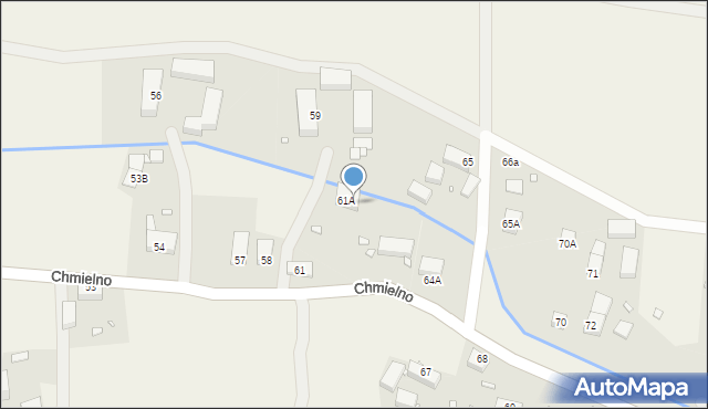 Chmielno, Chmielno, 61B, mapa Chmielno