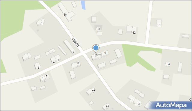 Chmielno, Chmielno, 10, mapa Chmielno