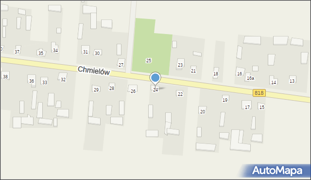 Chmielów, Chmielów, 24, mapa Chmielów