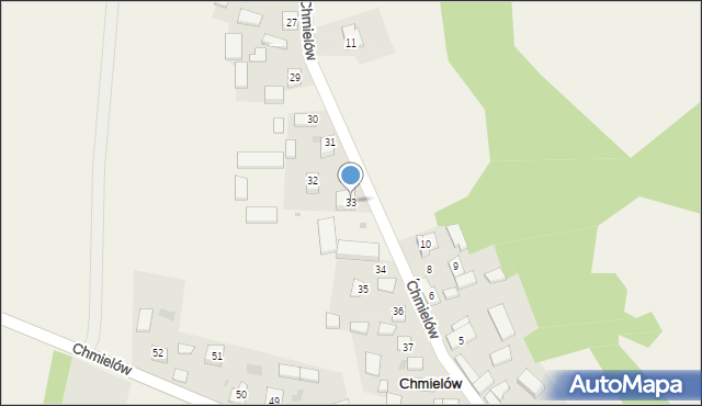 Chmielów, Chmielów, 33, mapa Chmielów