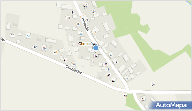 Chmielów, Chmielów, 41, mapa Chmielów