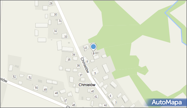 Chmielów, Chmielów, 9, mapa Chmielów