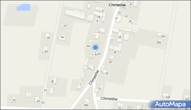 Chmielów, Chmielów, 3, mapa Chmielów