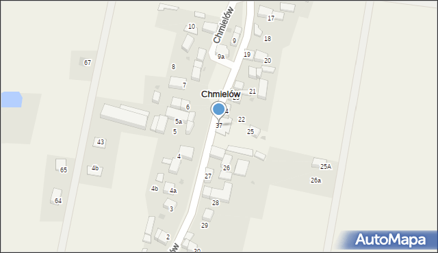 Chmielów, Chmielów, 37, mapa Chmielów