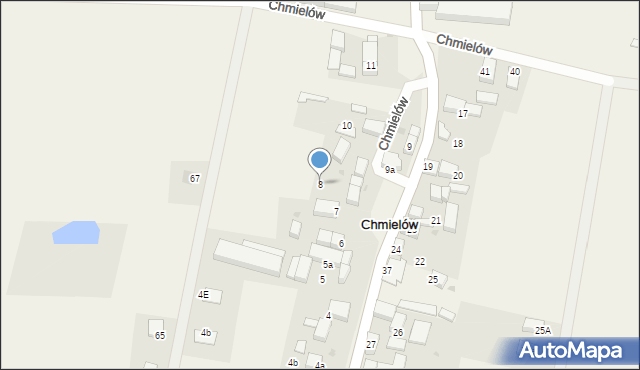 Chmielów, Chmielów, 8, mapa Chmielów