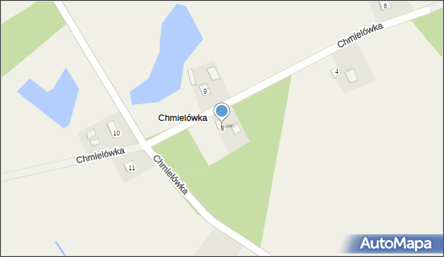 Chmielówka, Chmielówka, 8, mapa Chmielówka