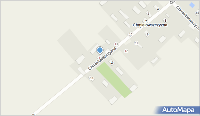 Chmielowszczyzna, Chmielowszczyzna, 17, mapa Chmielowszczyzna