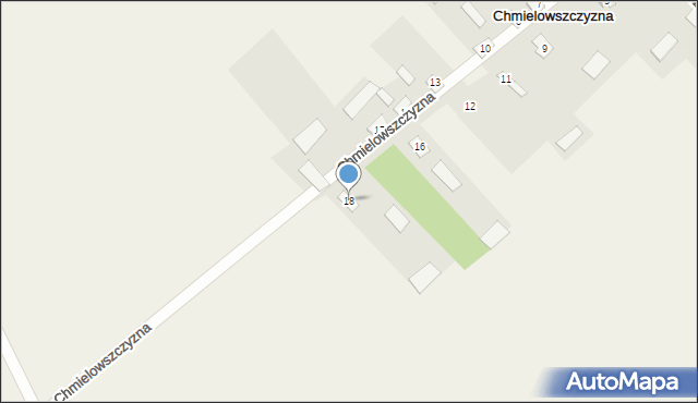 Chmielowszczyzna, Chmielowszczyzna, 18, mapa Chmielowszczyzna