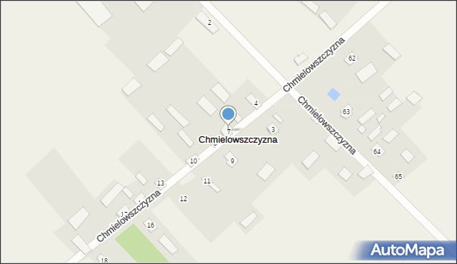 Chmielowszczyzna, Chmielowszczyzna, 7, mapa Chmielowszczyzna