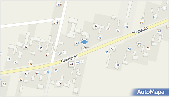 Chobanin, Chobanin, 45, mapa Chobanin