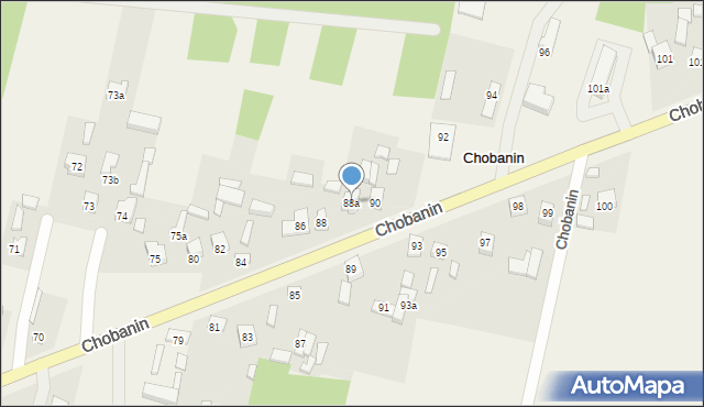 Chobanin, Chobanin, 88a, mapa Chobanin