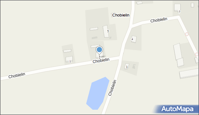 Chobielin, Chobielin, 2, mapa Chobielin