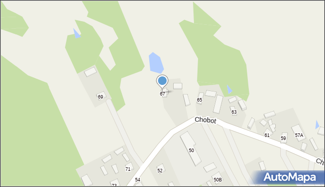 Chobot, Chobot, 67, mapa Chobot