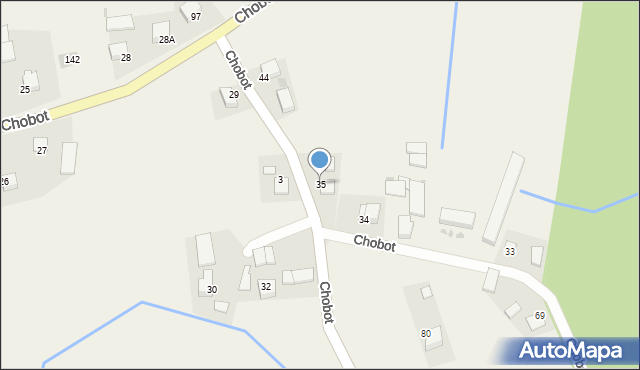 Chobot, Chobot, 35, mapa Chobot