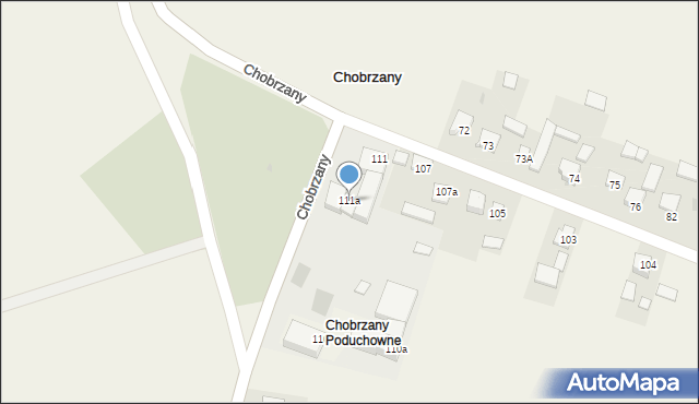 Chobrzany, Chobrzany, 111a, mapa Chobrzany