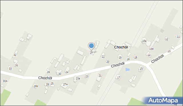 Chochół, Chochół, 27, mapa Chochół