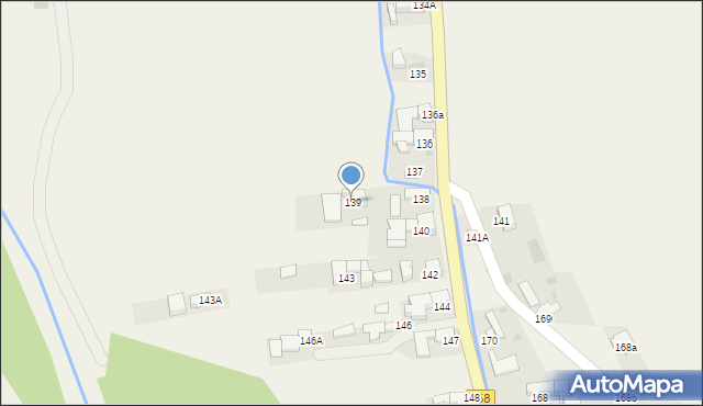 Chochołów, Chochołów, 139, mapa Chochołów