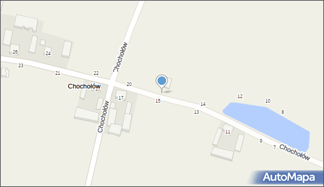 Chochołów, Chochołów, 18, mapa Chochołów