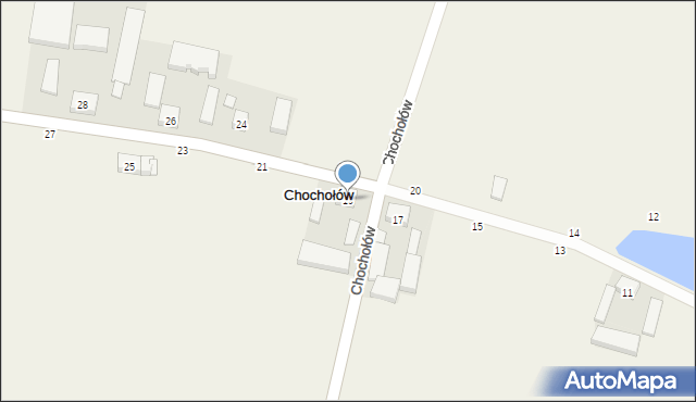 Chochołów, Chochołów, 19, mapa Chochołów