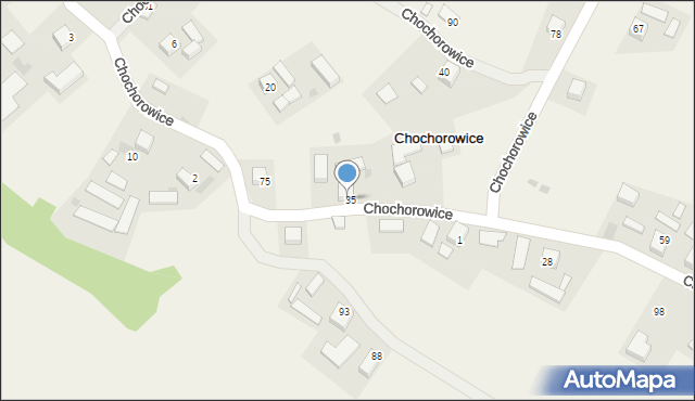 Chochorowice, Chochorowice, 36, mapa Chochorowice