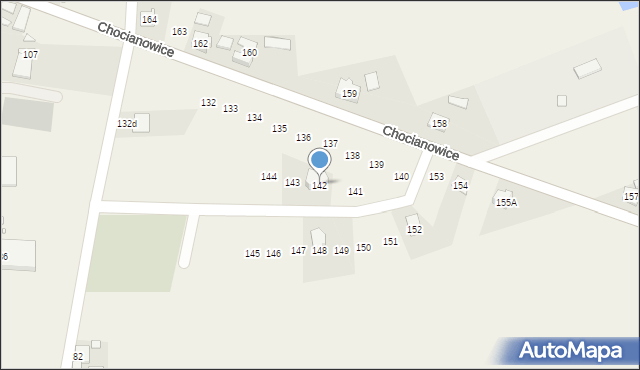 Chocianowice, Chocianowice, 142, mapa Chocianowice