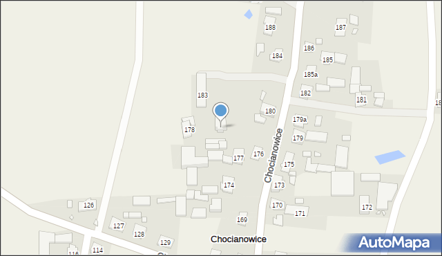 Chocianowice, Chocianowice, 176, mapa Chocianowice
