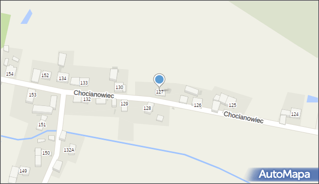 Chocianowiec, Chocianowiec, 127, mapa Chocianowiec