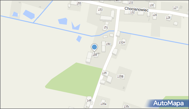 Chocianowiec, Chocianowiec, 149, mapa Chocianowiec