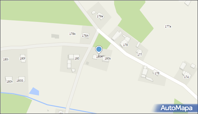 Chocianowiec, Chocianowiec, 180A, mapa Chocianowiec