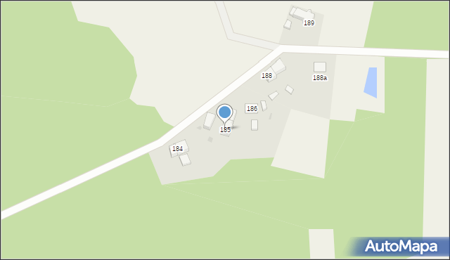 Chocianowiec, Chocianowiec, 185, mapa Chocianowiec