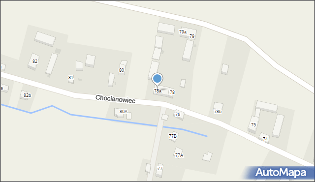 Chocianowiec, Chocianowiec, 78a, mapa Chocianowiec
