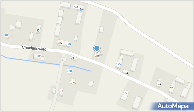 Chocianowiec, Chocianowiec, 78b, mapa Chocianowiec