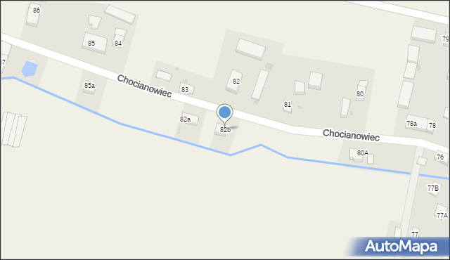 Chocianowiec, Chocianowiec, 82b, mapa Chocianowiec