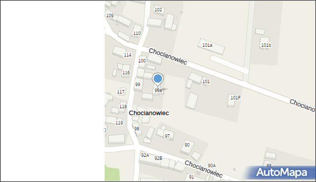 Chocianowiec, Chocianowiec, 99a, mapa Chocianowiec