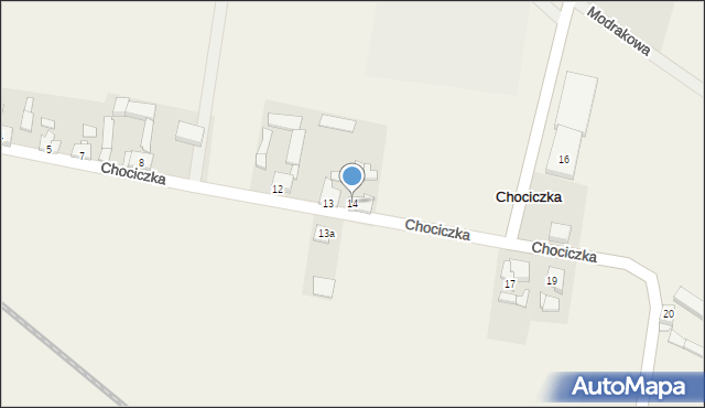 Chociczka, Chociczka, 14, mapa Chociczka