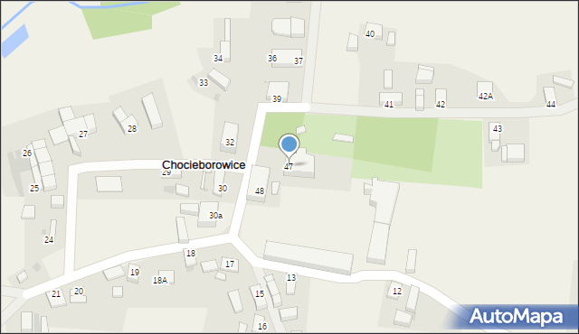 Chocieborowice, Chocieborowice, 47, mapa Chocieborowice