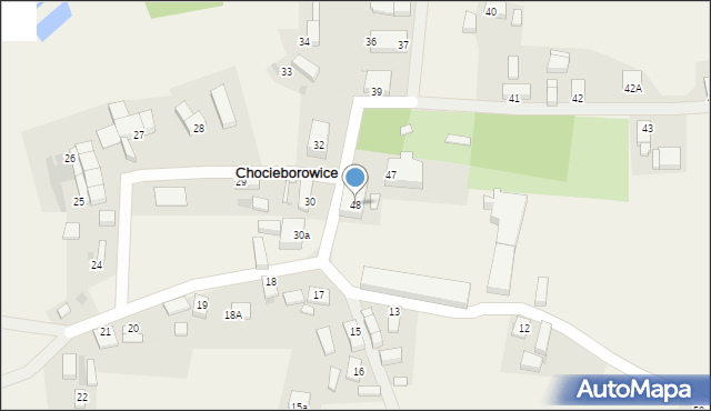 Chocieborowice, Chocieborowice, 48, mapa Chocieborowice