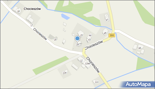 Chocieszów, Chocieszów, 14, mapa Chocieszów