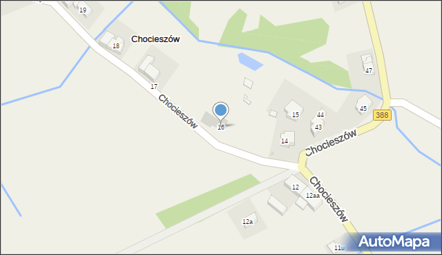 Chocieszów, Chocieszów, 16, mapa Chocieszów