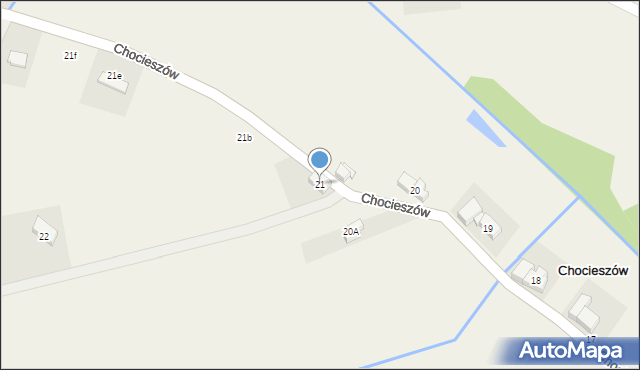 Chocieszów, Chocieszów, 21, mapa Chocieszów